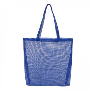 Räätälöity muotoilu Clear Blue Ladies Mesh Handbag Mesh Tote Bag